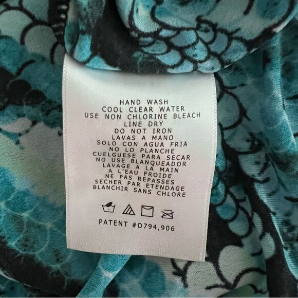 Magicsuit Aquarius Taylor Multi-Color Tankini Swim Top Size 14 - Picture 7 of 7